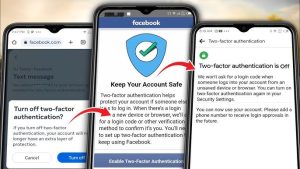 facebook won't let me login enable 2 factor authentication